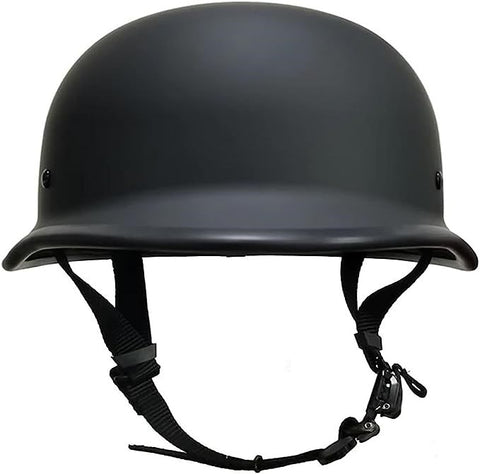 Americas smallest thinnest German Style Low profile DOT half helmet