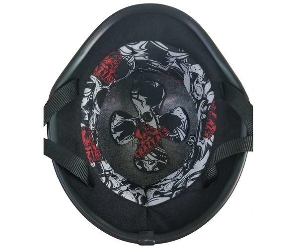 Americas smallest thinnest German Style Low profile DOT half helmet