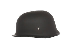 Americas smallest thinnest German Style Low profile DOT half helmet - RideEazy